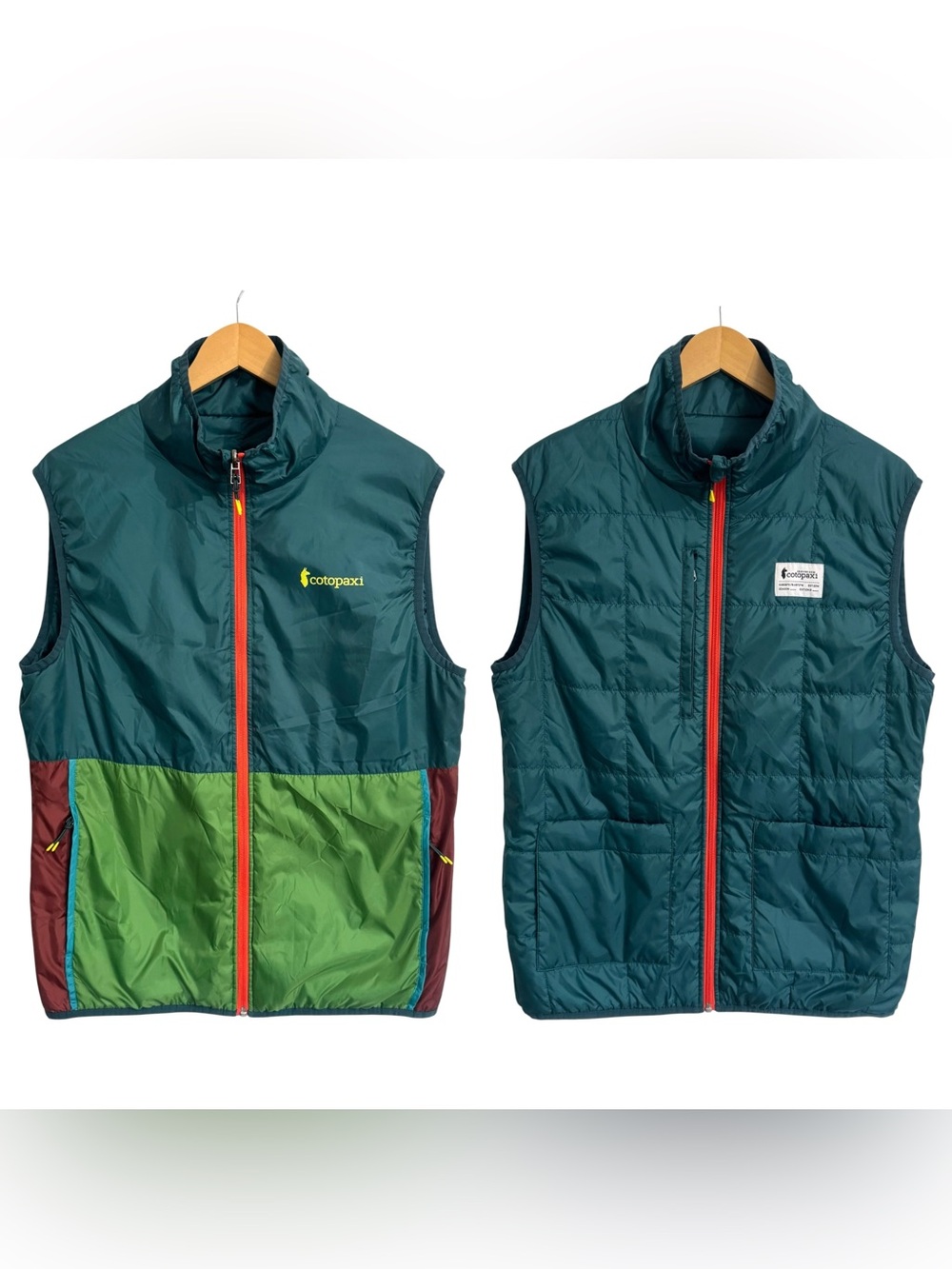 Cotopaxi Teca Reversible Insulated Puffer Vest Jacket Mens M Hiking Packable